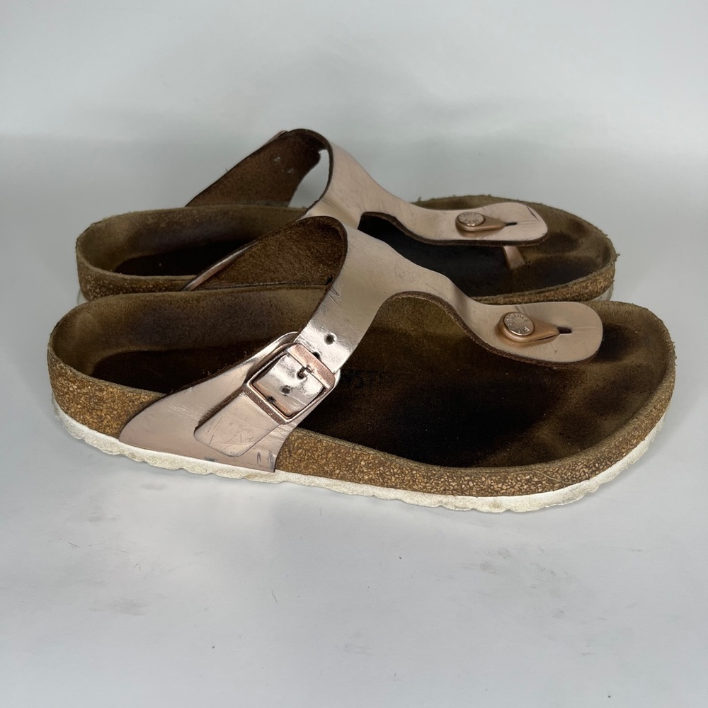 Birkenstock Sandals Flip Flops Women Size 40 US 9 Rose Pink Patent Germany
